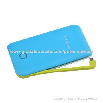 High-quality Mobile Power Bank with 6,600mAh Capacity, Easy to Use